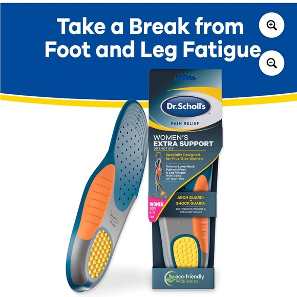 Orthotic Insoles with Cushioning and Support - Picture 3 of 6